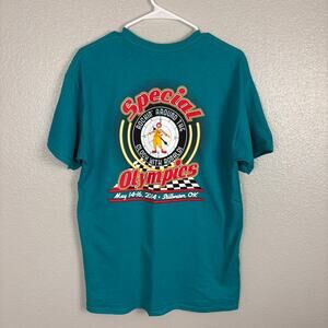 Retro Men’s Size Medium McDonald’s 2014 Special Olympics Rockin w Ronald T-Shirt